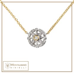 Collana Raggio di Sole tonda piccola| Gioielli De Nobili
